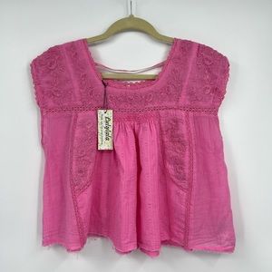 FREE PEOPLE pink top 💗